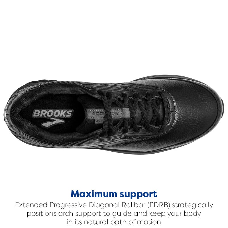 Brooks Women's Addiction Walker 2 Walking Shoe - Black/Black - 7.5 X-Wide - Image 5